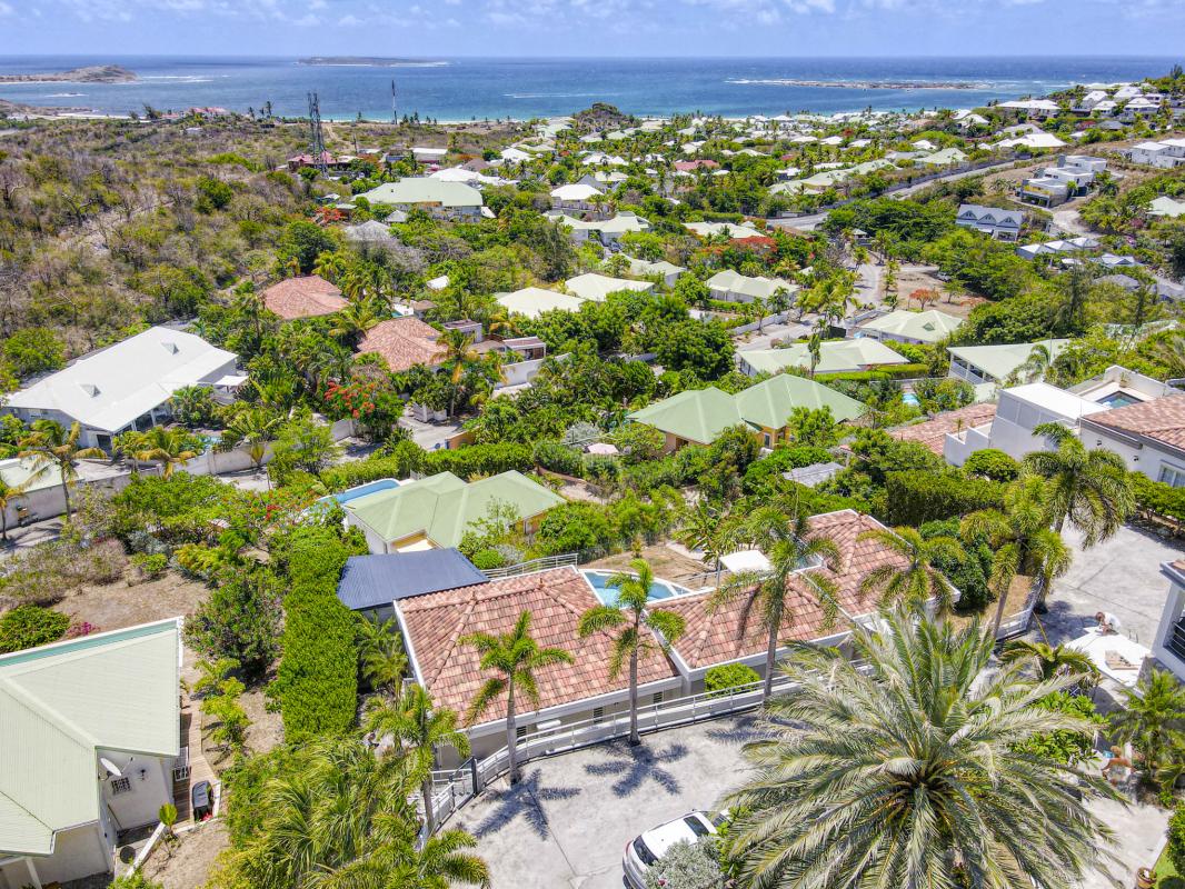 Location villa à la Baie Orientale Saint Martin_ Vue d'ensemble - 32